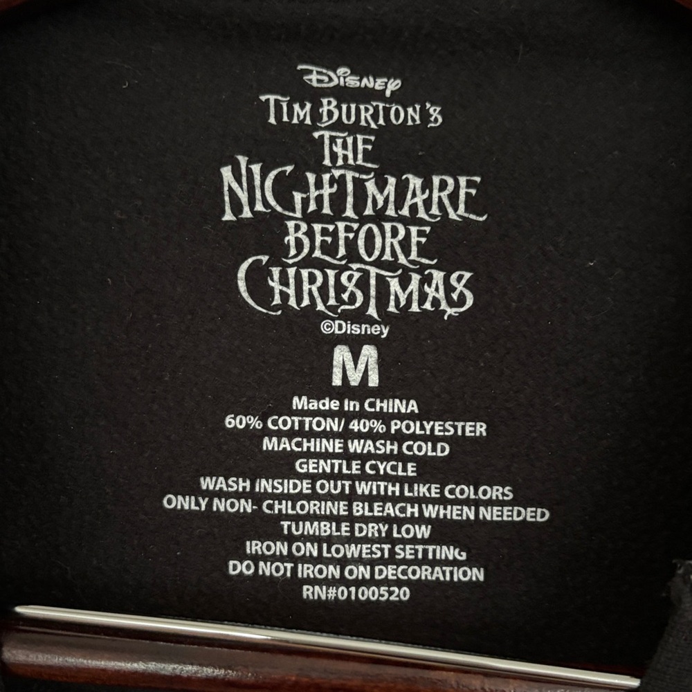Disney’s Nightmare Before Christmas Jack Lunar Eclipse Black Sweater - Picture 4 of 4